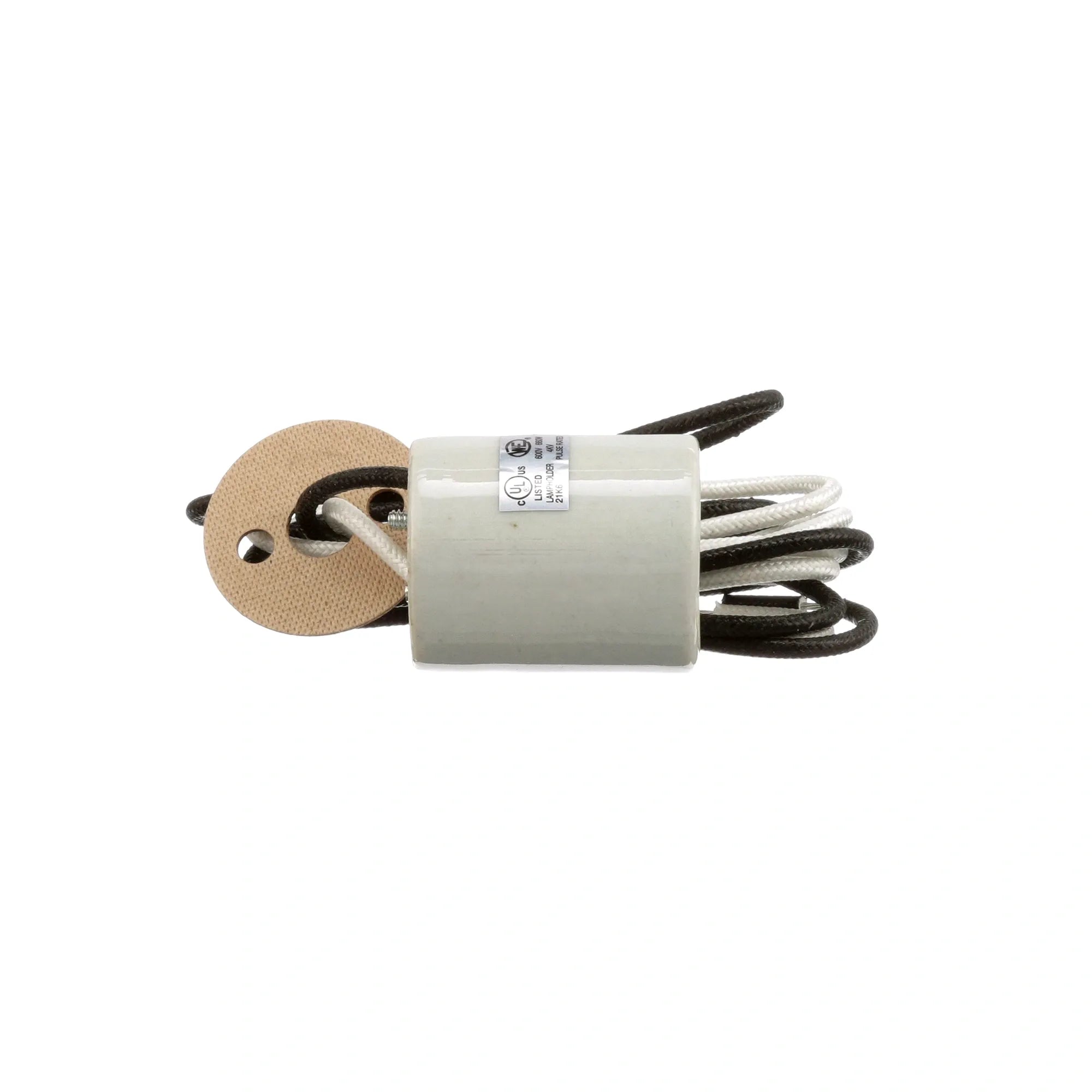 822-6 Cres Cor - Porcelain Bulb Socket with Leads alternate view 1 822-6 Cres Cor - Porcelain Bulb Socket with Leads alternate view 1